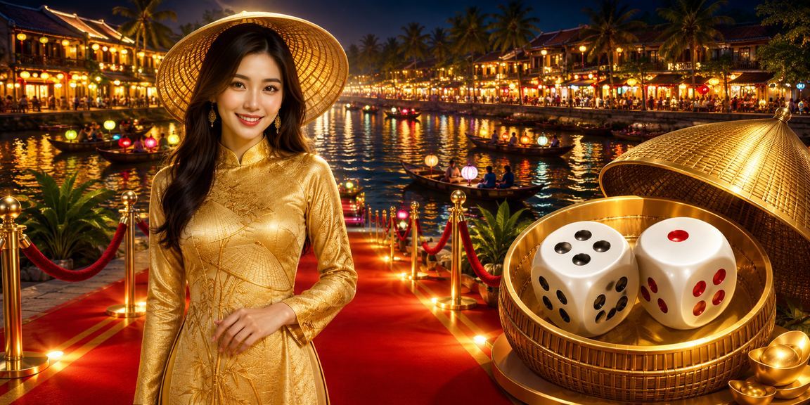 Người dùng cập nhật ứng dụng x8pro tại Hội An với trang phục áo dài truyền thống